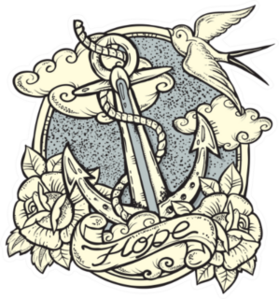 Sailor Tattoo-art Design Anchor Sticker
