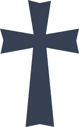Saintly Cross Sticker