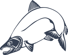 Salmon Fish Fishing Sticker