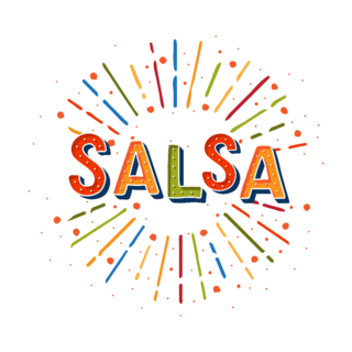 Salsa Dance Circle Sticker