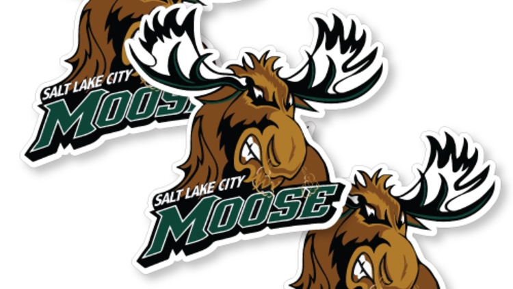 Salt Lake City Moose Custom Die Cut Stickers