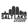 Salt Lake City Utah Skyline Souvenir Lettering Sticker