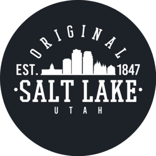 Salt Lake City Utah Skyline Sports College Sticker