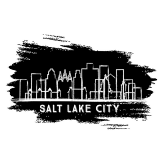 Salt Lake City Utah Usa City Skyline Silhouette Sticker