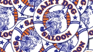 Salty Dog Saloon Custom Circle Stickers