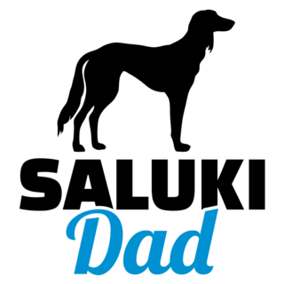 Saluki Dog Dad Sticker