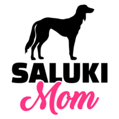 Saluki Dog Mom Sticker