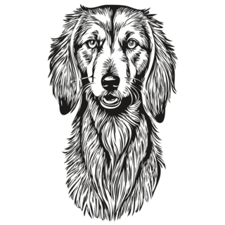 Saluki Sketch Sticker