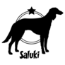 Saluki Star Sticker