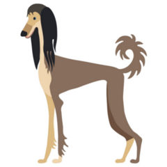Saluki - Stylized Sticker