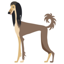 Saluki - Stylized Sticker