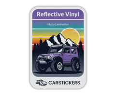 Sample Thumbnails - Reflective Stickers Matte