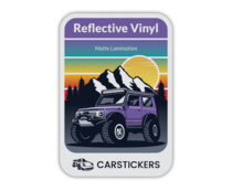 Sample Thumbnails - Reflective Stickers Matte