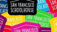 San Francisco Schoolhouse Die Cut Stickers