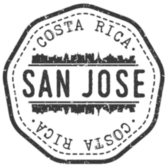 San José Stamp Sticker