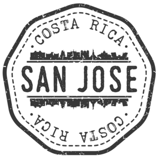 San José Stamp Sticker