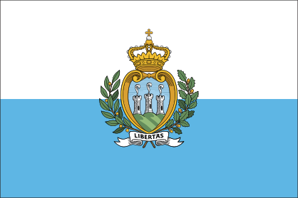 San Marino Flag Sticker