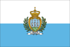 San Marino Flag Sticker