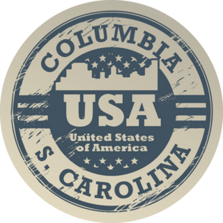 Sand Round Columbia,  South Carolina Sticker