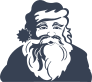 Santa Claus Christmas Sticker