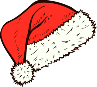 Santa Hat Sticker