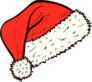Santa Hat Sticker