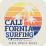 Santa Monica Beach Surfing Sticker