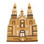 Santiago De Compostela , Famous Landmark In Spain Sticker