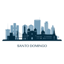 Santo Domingo Blue Sticker