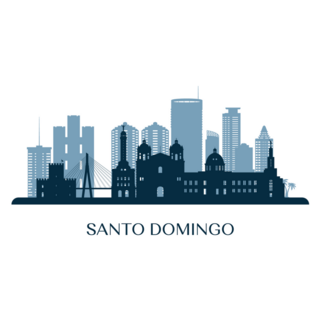 Santo Domingo Blue Sticker