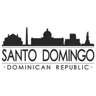 Santo Domingo Cityscape Sticker