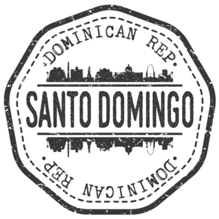 Santo Domingo Stamp Sticker