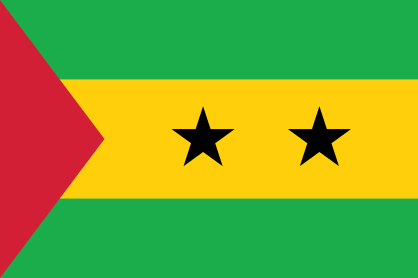 Sao Tome And Principe Flag Sticker