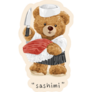 Sashimi Bear Sticker