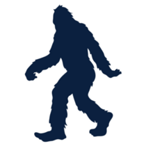 Sasquatch Bigfoot Isolated Sticker