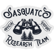 Sasquatch Official Bigfoot Research Sticker