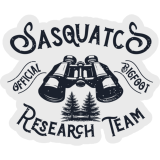 Sasquatch Official Bigfoot Research Sticker