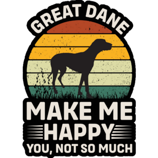 Sassy Great Dane Sticker