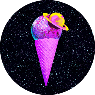 Saturn Ice Cream Sticker