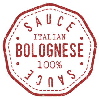 Sauce Bolognese Delicious Italian Stamp Sticker