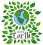Save Earth With Leaves Sticker