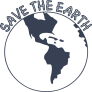 Save The Earth World Globe Sticker