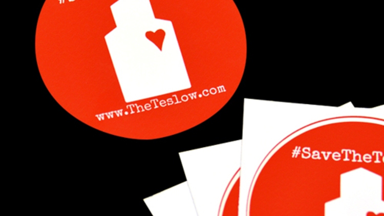 Save The Teslow Circle Stickers