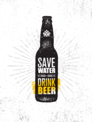 Save Water. Drink Beer. Sticker