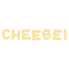 Say Cheese Or Eat It Up Sticker