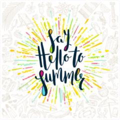 Say Hello To Summer Sticker