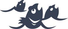 Scared Fish Out Of Water Sticker