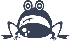 Scared Frog Toad Sticker