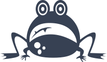 Scared Frog Toad Sticker