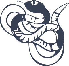 Scared Snake Sticker